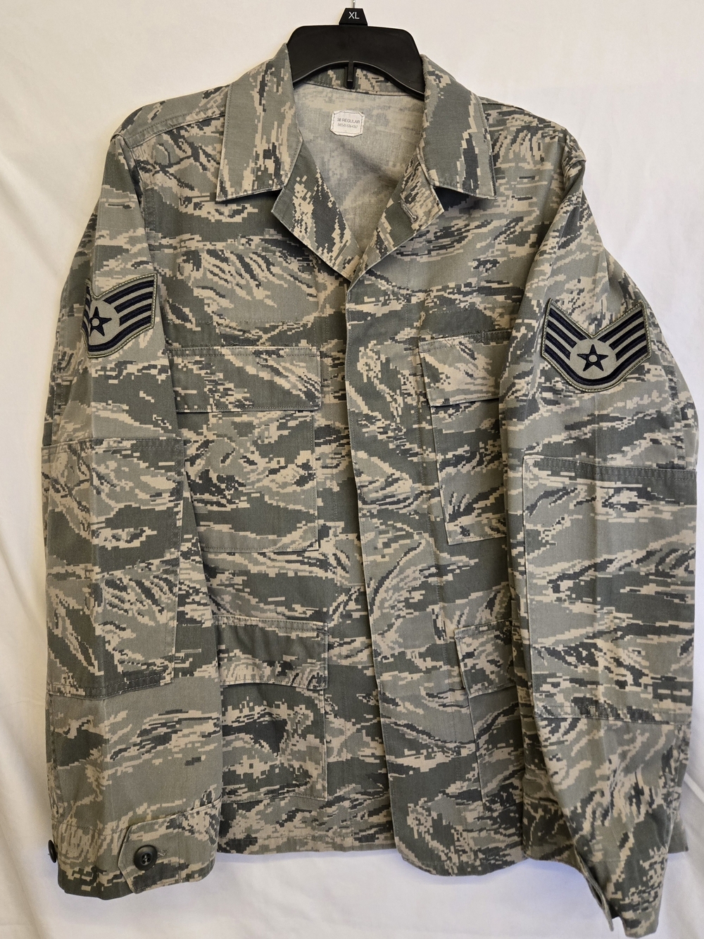 Men's Tactical Camouflage Utility Jacket - Gray Camo